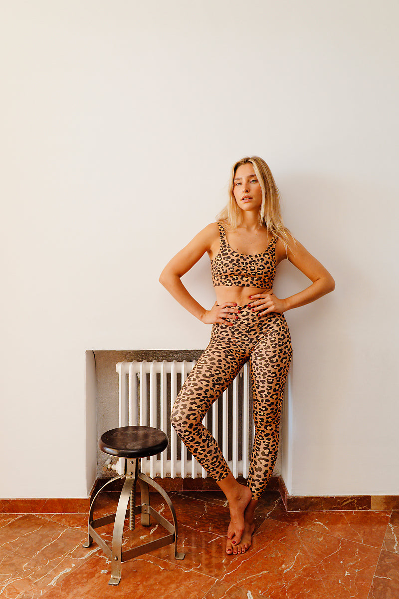 Top Plutón Leopard Print