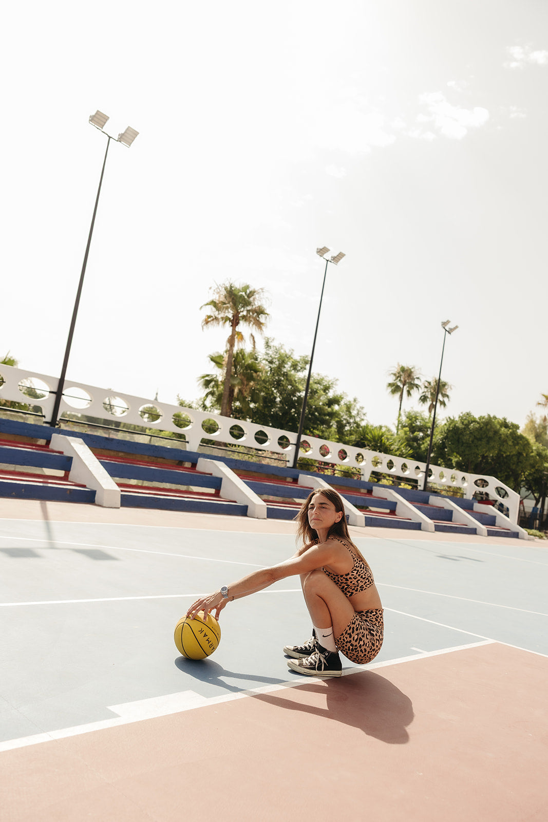 Shorts Cósmica Leopard Print