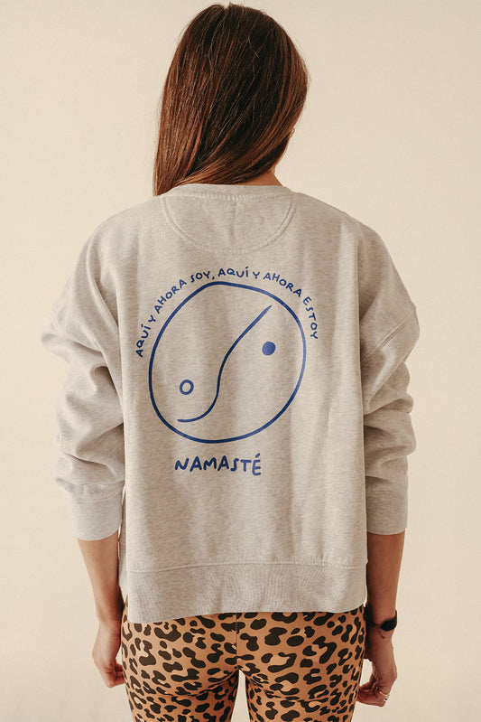 Sudadera Gris Namasté
